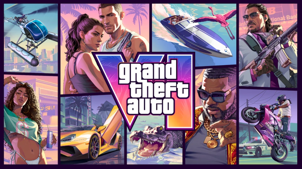 Arte oficial de Grand Theft Auto VI: Vice City